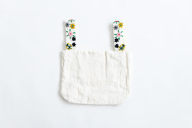 pot and tea 毛糸刺繍バッグ