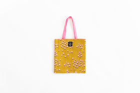 pot and tea 小花ジャガードミニバッグ