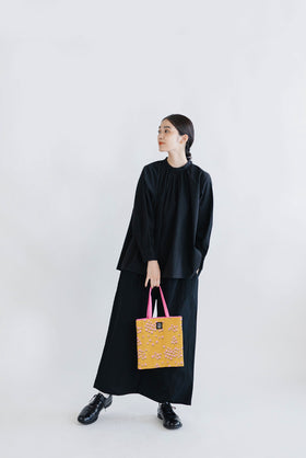 pot and tea 小花ジャガードミニバッグ