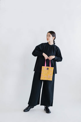 pot and tea 小花ジャガードミニバッグ