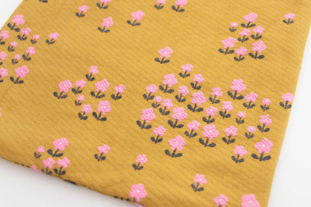 pot and tea 小花ジャガードミニバッグ