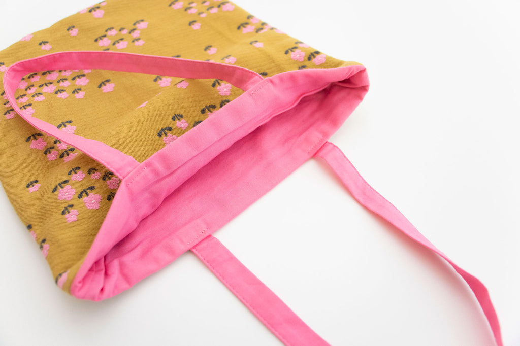 pot and tea 小花ジャガードミニバッグ