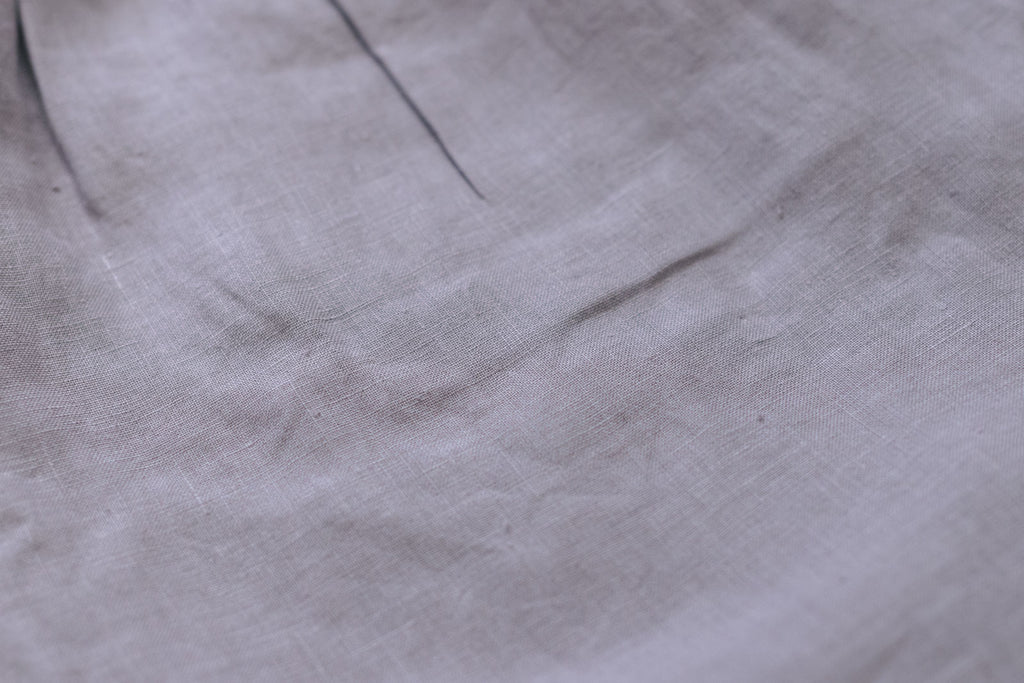 pot and tea リネン小花刺繍バッグ