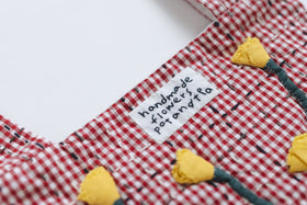 pot and tea コサージュ付きバッグ