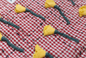 pot and tea コサージュ付きバッグ