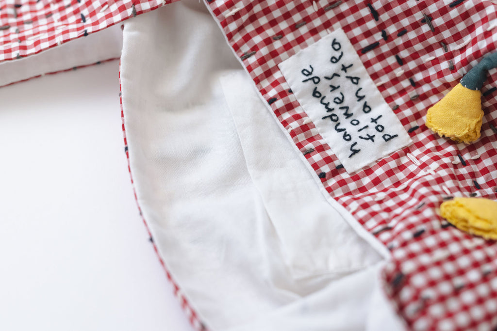 pot and tea コサージュ付きバッグ