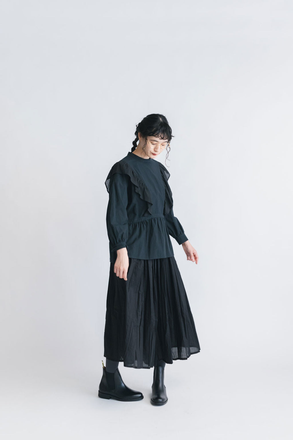 FRANCESCA AMAM LABEL ギャザーパンツ