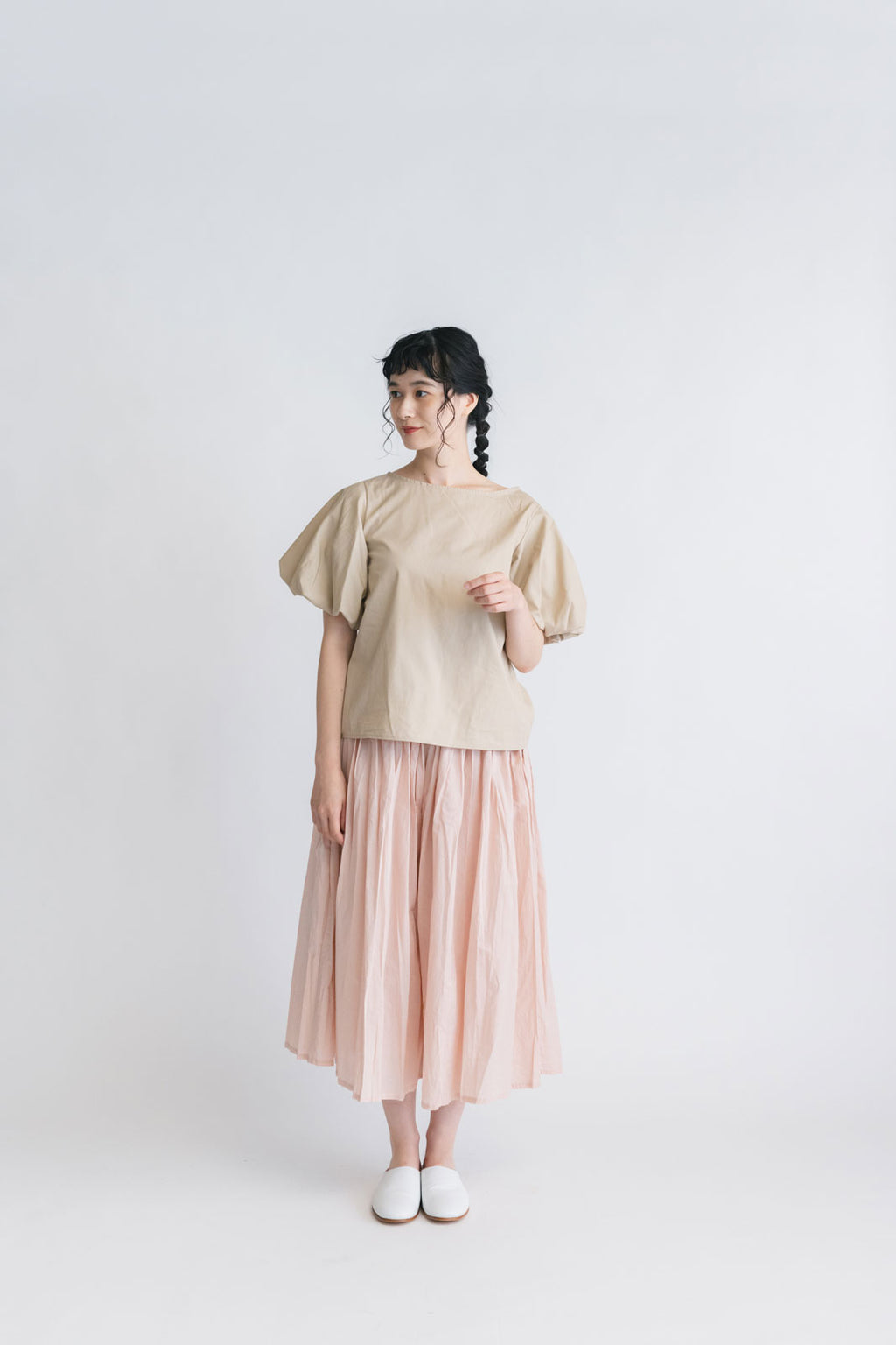 FRANCESCA AMAM LABEL ギャザーパンツ