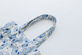 BUNON エンブロイダリードローストリングバッグ シルク