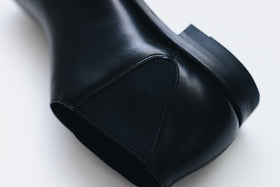 BEAUTIFUL SHOES MIDDLE-CUT SIDEGORE ブラック