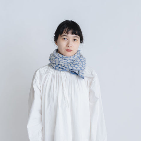 yourwear カシミヤドットジャカードストール