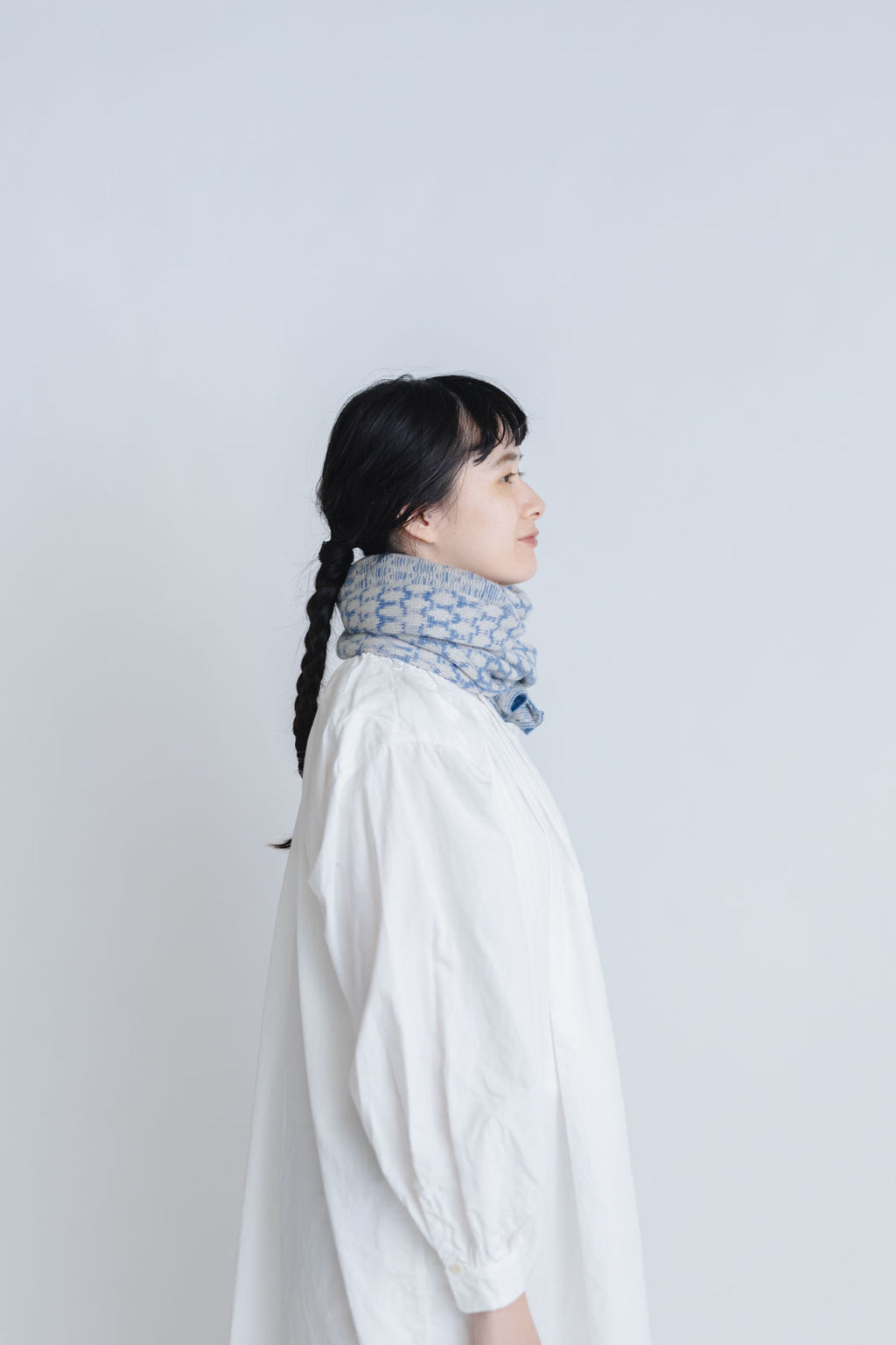 yourwear カシミヤドットジャカードストール