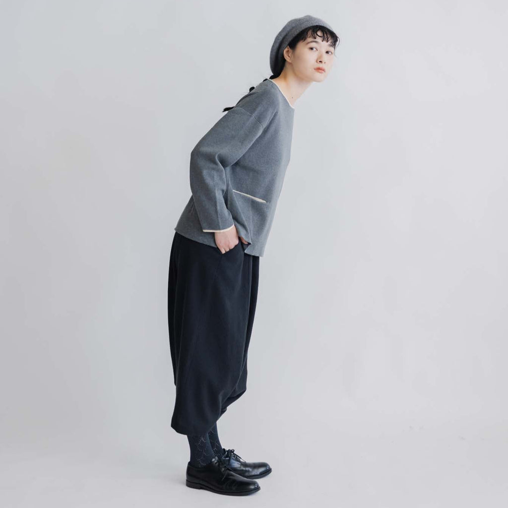 pot and tea 度詰ニットプルオーバー