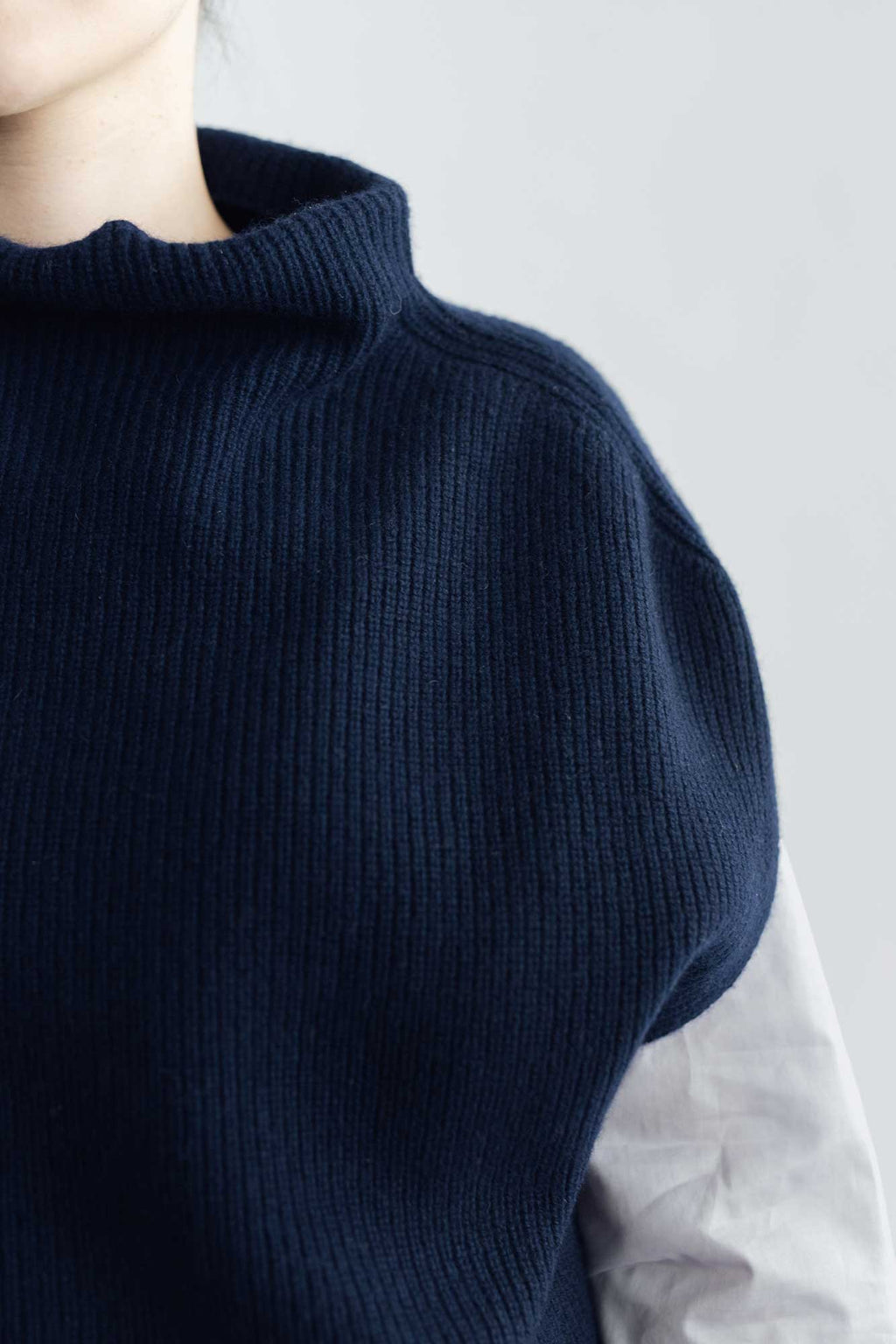 fruits of life リブニットベスト