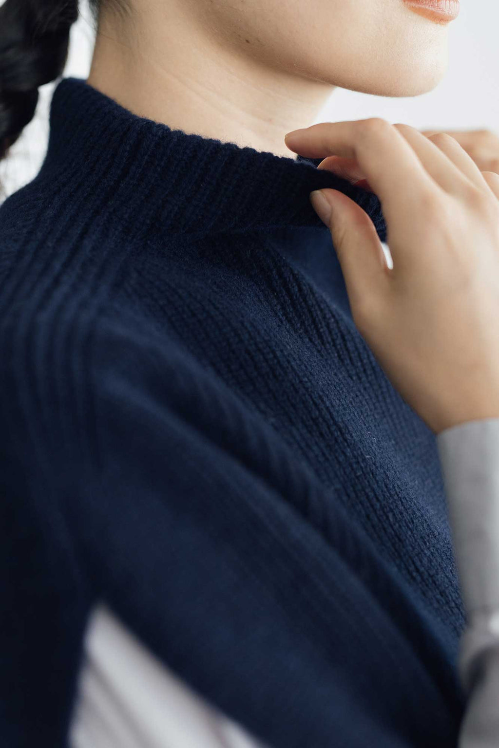 fruits of life リブニットベスト