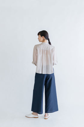 fruits of life コットンシルク ワイドパンツ