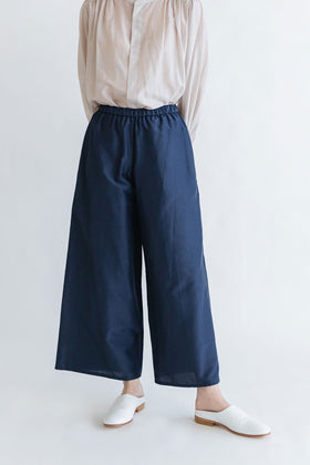 fruits of life コットンシルク ワイドパンツ