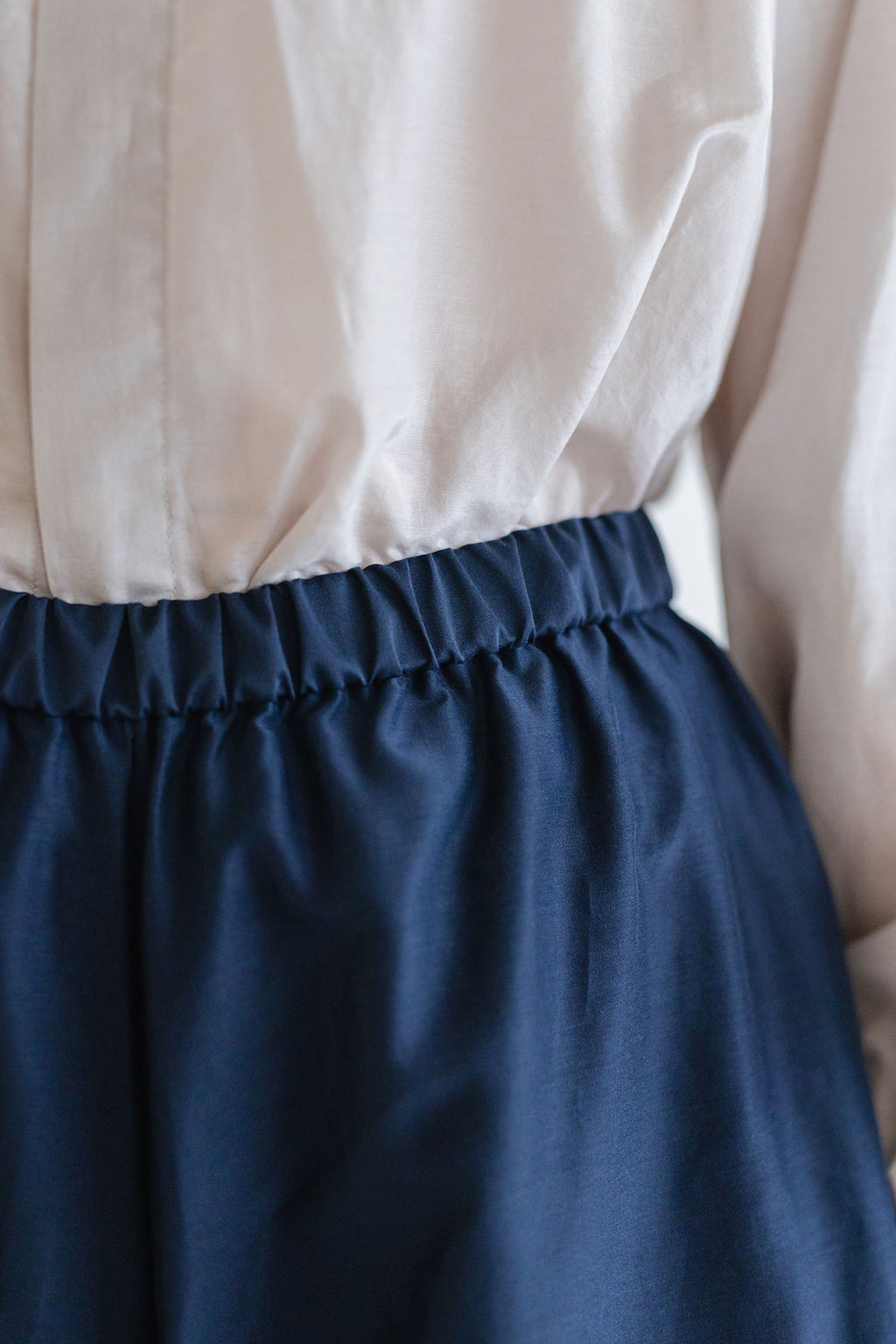 fruits of life コットンシルク ワイドパンツ