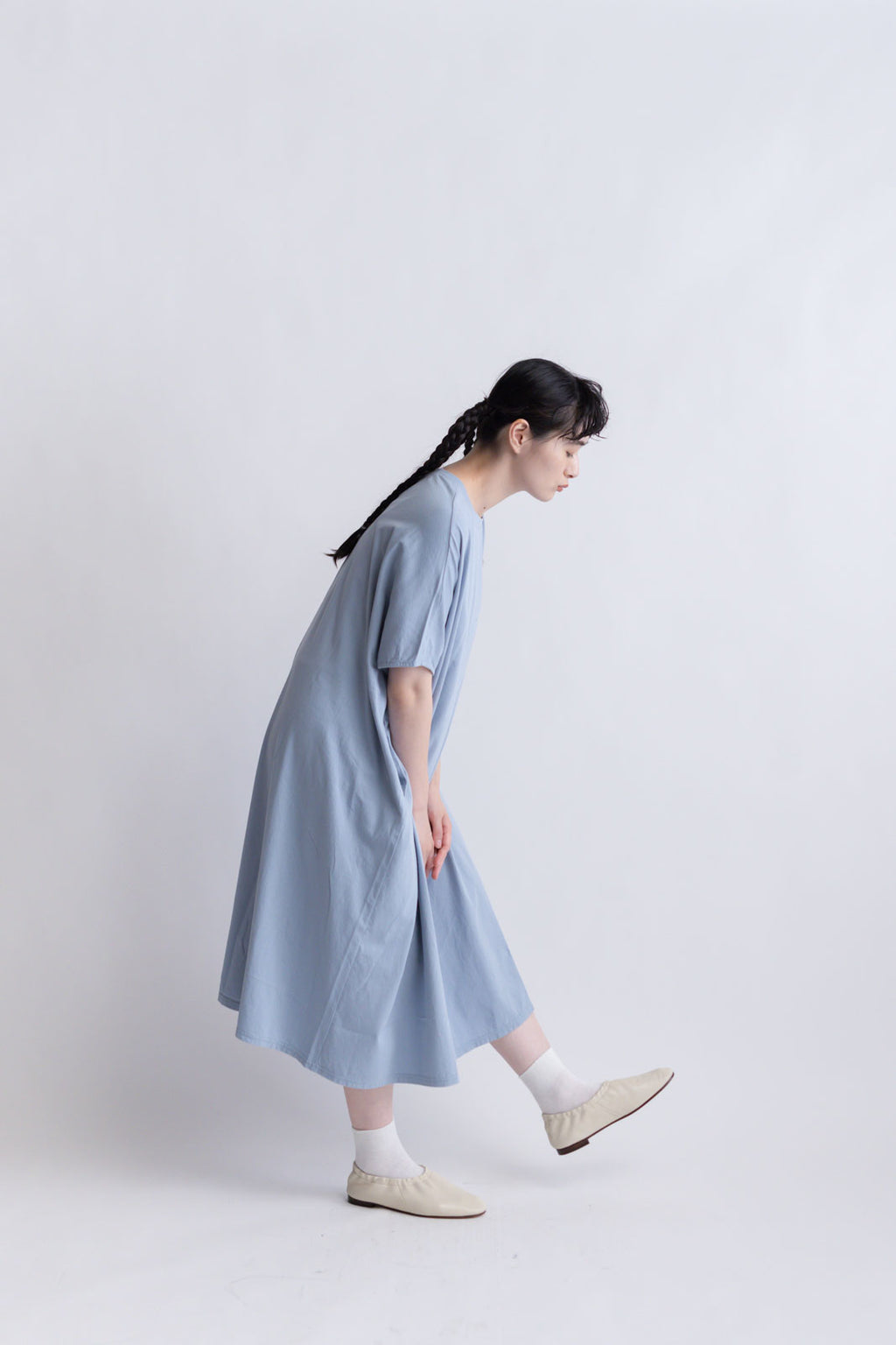 くらすこと さらっとなめらかリネンソックス