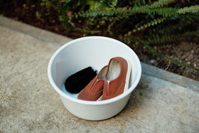 ホーローの洗面器