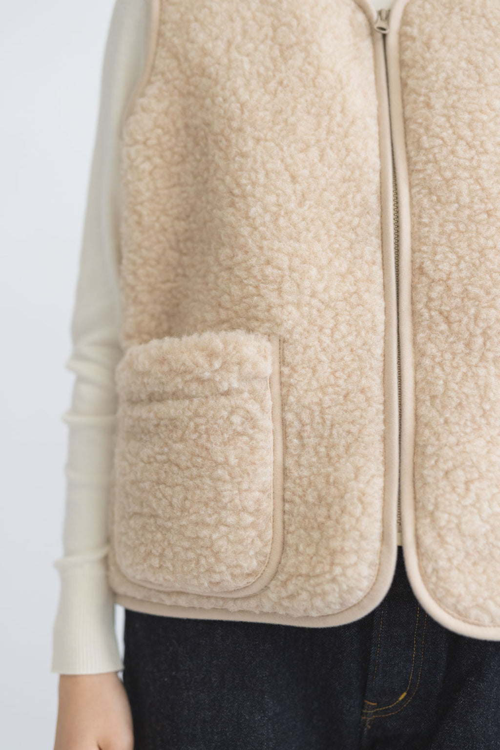 〈くらすこと別注〉COLD BREAKER ボアベスト