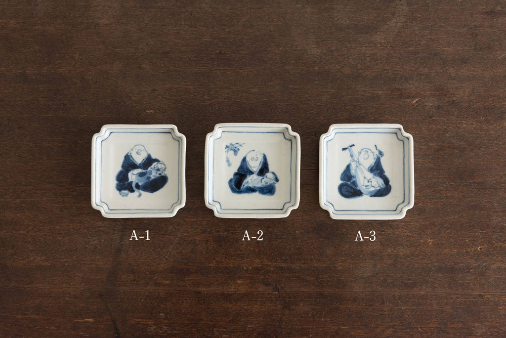 日高直子 隅切皿 おじさん A