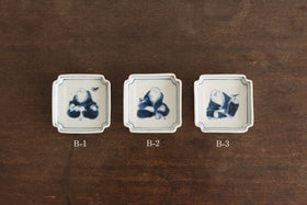 日高直子 隅切皿 おじさん B