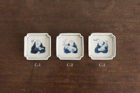 日高直子 隅切皿 おじさん C