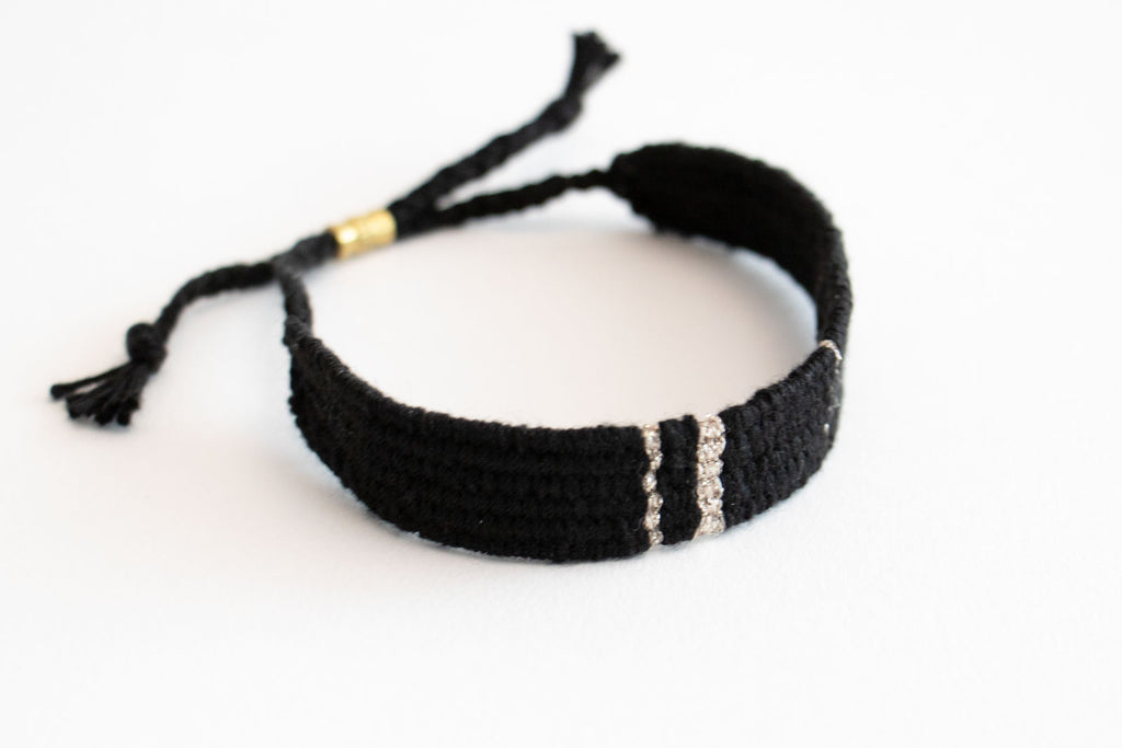 jitsu 糸ブレスレット ブラック