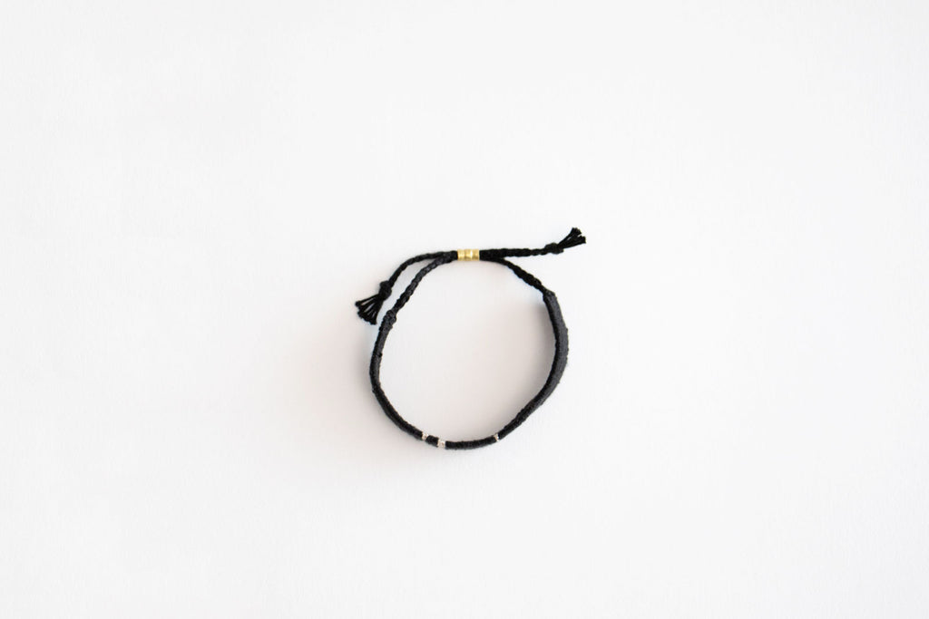 jitsu 糸ブレスレット ブラック
