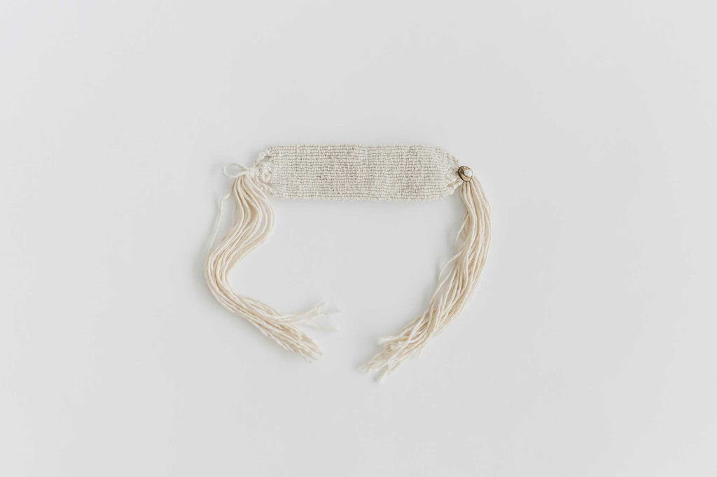 jitsu 糸バングル 白