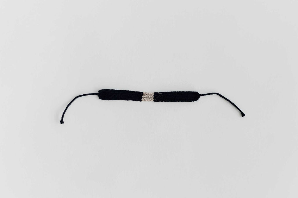 jitsu 糸ブレスレット オール黒