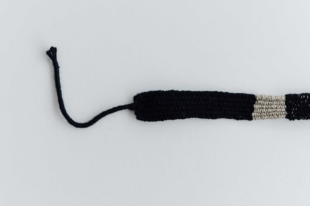 jitsu 糸ブレスレット オール黒