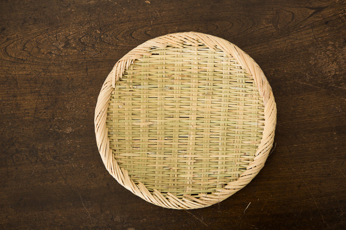すず竹の丸ざる