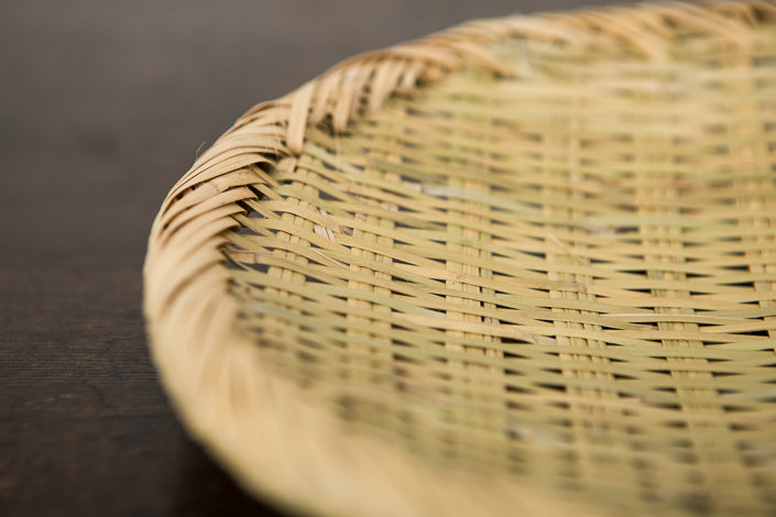すず竹の丸ざる