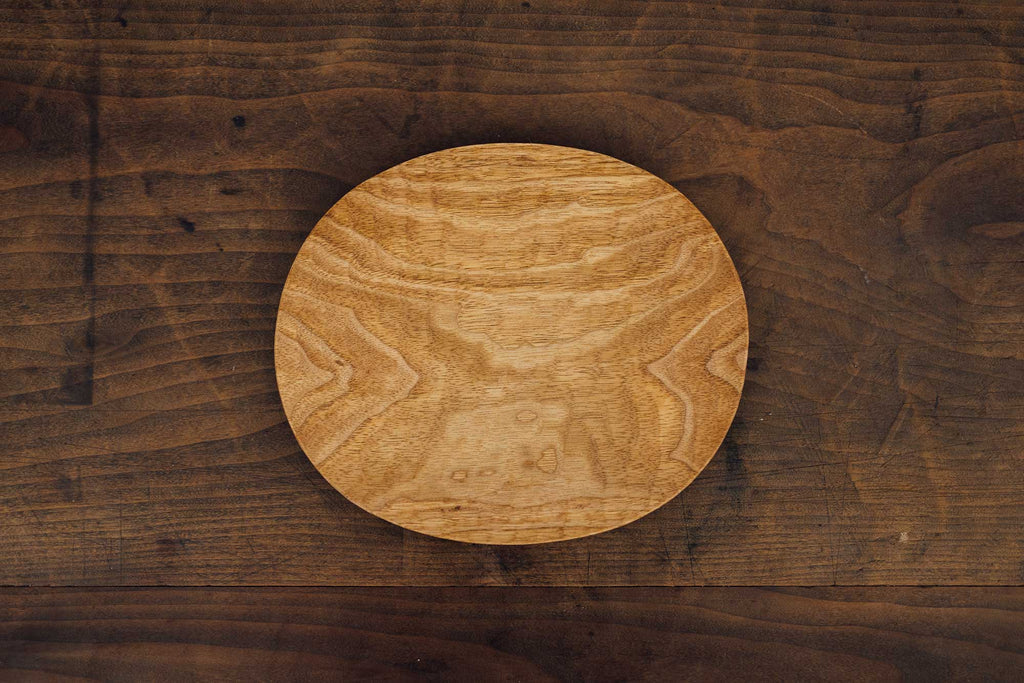 工房イサド オーバル皿(小)クルミ