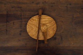 工房イサド オーバル皿(小)クルミ