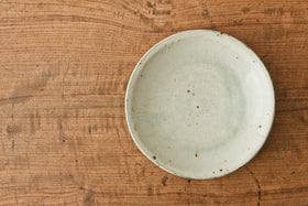 広川絵麻 7寸リム皿 白