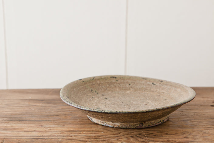 広川絵麻 6寸リム皿 黒