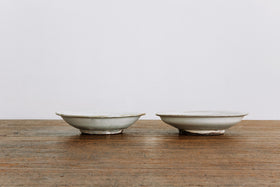 広川絵麻 5寸リム皿 白