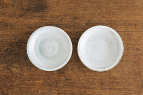 広川絵麻 5寸リム皿 白