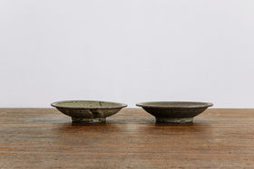 広川絵麻 4寸リム皿 黒