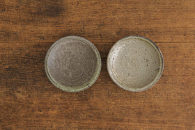 広川絵麻 4寸リム皿 黒