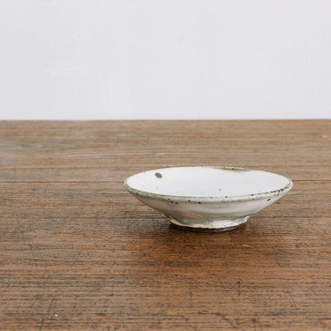 広川絵麻 豆皿 白