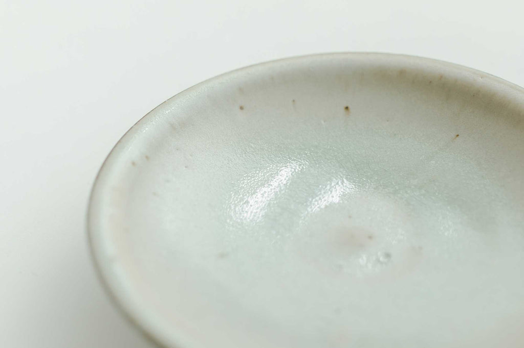 広川絵麻 6寸リム皿 白