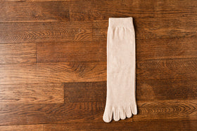 うさぎの会 オーガニックコットン5本指靴下