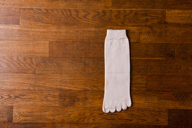 うさぎの会 ウール5本指靴下