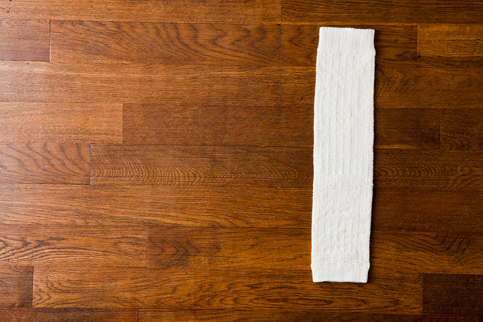 うさぎの会 絹くずまゆソフトレッグウォーマー ロング 生成