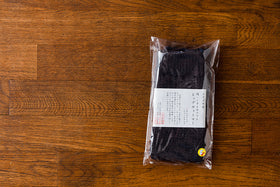 うさぎの会 絹くずまゆソフトレッグウォーマー ロング チャコールグレー