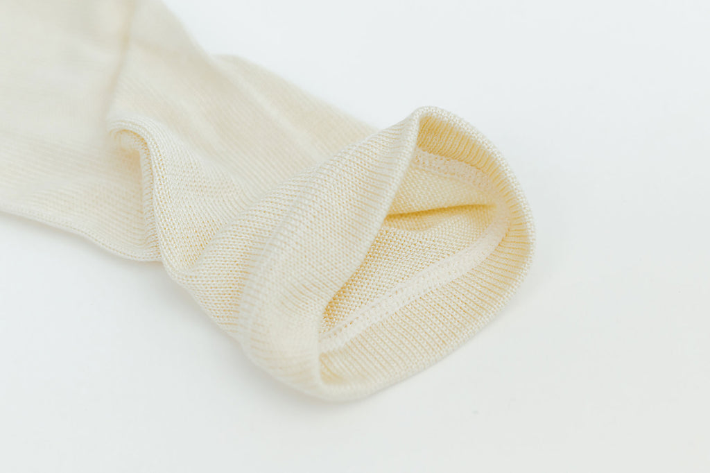 うさぎの会 上質絹5本指靴下(口ゴムなし)